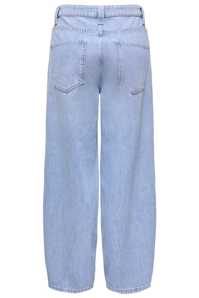 ONLFRANKIE HW ANK BARREL DNM DOT007 15370765 Light Blue Denim